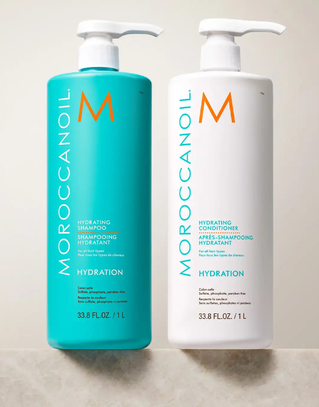 Hydrating Shampoo & Conditioner Liter Bundle